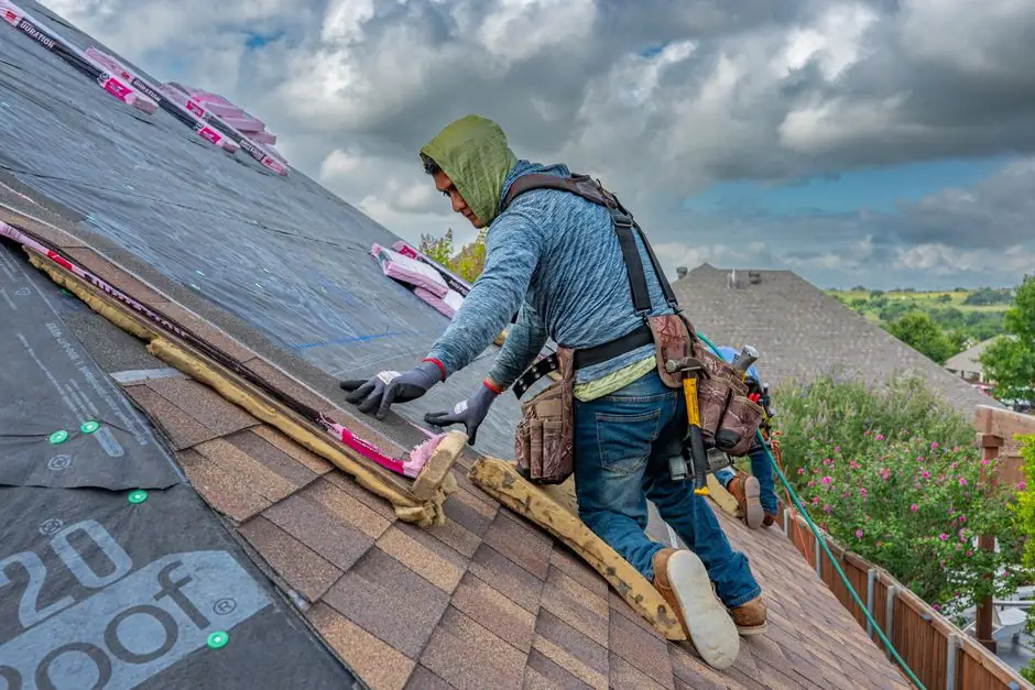Wind Damage Roof Repair in Compton